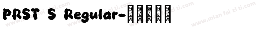 PRST S Regular字体转换